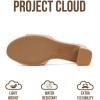 image:imageProject Cloud 100 Genuine Leather Sandals Women Footwear  Memory Foam Insole amp NonSlip Women Sandals Dressy  Lightweight Womens Heels Sandals  Slides for Women 2026 MonacoCherry Blossom Suede