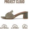 image:imageProject Cloud 100 Genuine Leather Sandals Women Footwear  Memory Foam Insole amp NonSlip Women Sandals Dressy  Lightweight Womens Heels Sandals  Slides for Women 2026 MonacoMatcha Suede