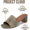 image:imageProject Cloud 100 Genuine Leather Sandals Women Footwear  Memory Foam Insole amp NonSlip Women Sandals Dressy  Lightweight Womens Heels Sandals  Slides for Women 2026 MonacoMatcha Suede