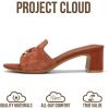 image:imageProject Cloud 100 Genuine Leather Sandals Women Footwear  Memory Foam Insole amp NonSlip Women Sandals Dressy  Lightweight Womens Heels Sandals  Slides for Women 2026 MonacoMocha Suede