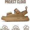 image:imageProject Cloud Platform Sandals For Women 2026  Ultra Soft Insole Slip Resistant Womens Sandals Vacation Outfits for Women  Womens Beach Shoes GoldieLight Brown