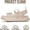 image:imageProject Cloud Platform Sandals For Women 2026  Ultra Soft Insole Slip Resistant Womens Sandals Vacation Outfits for Women  Womens Beach Shoes GoldieNude