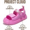 image:imageProject Cloud Platform Sandals For Women 2026  Ultra Soft Insole Slip Resistant Womens Sandals Vacation Outfits for Women  Womens Beach Shoes GoldiePink