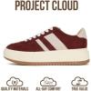 image:imageProject Cloud Platform Sneakers for Women  Lightweight Memory Foam Insole Womens Sneakers  NonSlip Fashion Sneakers for Women Footwear  Womens Fashion Platform Shoes NitaSangria