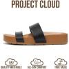 image:imageProject Cloud Sandals Women with Lightweight Plush amp Soft Insole TwoStrap amp NonSlip Womens Slide  Summer Sandals for Women 2026 HilltopBlack