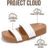 image:imageProject Cloud Sandals Women with Lightweight Plush amp Soft Insole TwoStrap amp NonSlip Womens Slide  Summer Sandals for Women 2026 HilltopOffwhite