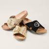 image:imageProject Cloud Womens Sandals  Adjustable Buckle Sandals for Women 2026 with Plush Insole  Lightweight amp Non Slip Slides for Women Footwear BeamingGold Raffia