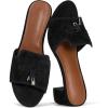 image:imageProject Cloud 100 Genuine Leather Sandals Women Footwear  Memory Foam Insole amp NonSlip Women Sandals Dressy  Lightweight Womens Heels Sandals  Slides for Women 2026 MonacoBlack Suede