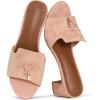 image:imageProject Cloud 100 Genuine Leather Sandals Women Footwear  Memory Foam Insole amp NonSlip Women Sandals Dressy  Lightweight Womens Heels Sandals  Slides for Women 2026 MonacoCherry Blossom Suede