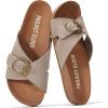 image:imageProject Cloud Womens Sandals  Adjustable Buckle Sandals for Women 2026 with Plush Insole  Lightweight amp Non Slip Slides for Women Footwear BeamingBirch Suede