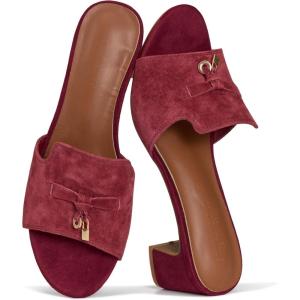 image:imageProject Cloud 100 Genuine Leather Sandals Women Footwear  Memory Foam Insole amp NonSlip Women Sandals Dressy  Lightweight Womens Heels Sandals  Slides for Women 2026 MonacoSangrias Suede