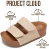 image:imageProject Cloud Girls Sandals Dressy Beach Comfortable with Plush amp Soft Insole Wedge  Non Slip and Lightweight Toddler Sandals Girls Footwear Pismo KidsNatural Raffia