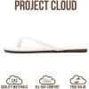 image:imageProject Cloud Kids Sandals For Girls Footwear with Memory Foam Insole Kids Flip Flops  Lightweight amp Slip Resistant Girls Sandals Summer Beach Essentials 2026 Little FoundationsWhite