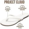 image:imageProject Cloud Kids Sandals For Girls Footwear with Memory Foam Insole Kids Flip Flops  Lightweight amp Slip Resistant Girls Sandals Summer Beach Essentials 2026 Little FoundationsWhite