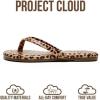 image:imageProject Cloud Kids Sandals For Girls Footwear with Memory Foam Insole Kids Flip Flops  Lightweight amp Slip Resistant Girls Sandals Summer Beach Essentials 2026 Little FoundationsLeopard