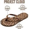 image:imageProject Cloud Kids Sandals For Girls Footwear with Memory Foam Insole Kids Flip Flops  Lightweight amp Slip Resistant Girls Sandals Summer Beach Essentials 2026 Little FoundationsLeopard