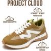 image:imageProject Cloud Trendy Fashion Sneakers for Women 2026  Memory Foam and NonSlip Comfortable Casual Ladies Shoes for Womens Fashion Sneakers  Lightweight Laceup Shoes LeccoCamel