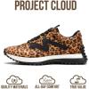 image:imageProject Cloud Trendy Fashion Sneakers for Women 2026  Memory Foam and NonSlip Comfortable Casual Ladies Shoes for Womens Fashion Sneakers  Lightweight Laceup Shoes LeccoLeopard Micro