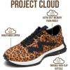 image:imageProject Cloud Trendy Fashion Sneakers for Women 2026  Memory Foam and NonSlip Comfortable Casual Ladies Shoes for Womens Fashion Sneakers  Lightweight Laceup Shoes LeccoLeopard Micro