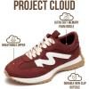 image:imageProject Cloud Trendy Fashion Sneakers for Women 2026  Memory Foam and NonSlip Comfortable Casual Ladies Shoes for Womens Fashion Sneakers  Lightweight Laceup Shoes LeccoSangria