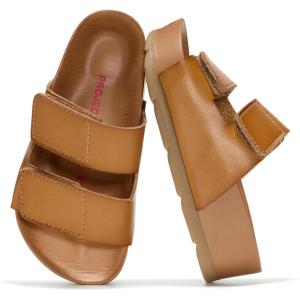 image:imageProject Cloud Girls Sandals Dressy Beach Comfortable with Plush amp Soft Insole Wedge  Non Slip and Lightweight Toddler Sandals Girls Footwear Pismo KidsDesert Sand