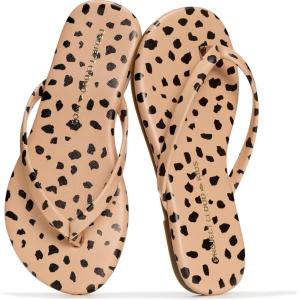 image:imageProject Cloud Kids Sandals For Girls Footwear with Memory Foam Insole Kids Flip Flops  Lightweight amp Slip Resistant Girls Sandals Summer Beach Essentials 2026 Little FoundationsCheetah