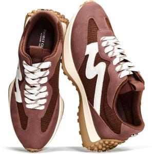 image:imageProject Cloud Trendy Fashion Sneakers for Women 2026  Memory Foam and NonSlip Comfortable Casual Ladies Shoes for Womens Fashion Sneakers  Lightweight Laceup Shoes LeccoTerracotta